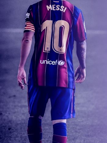Lionel Messi, soccer player, FC Barcelona Wallpaper 1668x2224