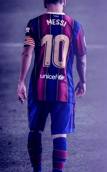 Lionel Messi, soccer player, FC Barcelona Wallpaper 1600x2560