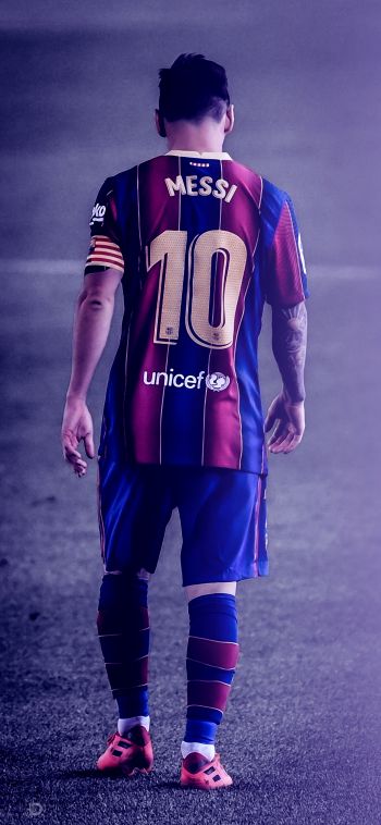 Lionel Messi, soccer player, FC Barcelona Wallpaper 1080x2340