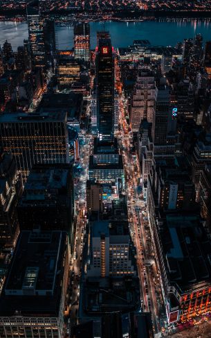 New York, USA, bird's eye view Wallpaper 1752x2800