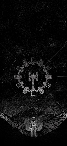 Interstellar, Cooper Joseph, black Wallpaper 828x1792