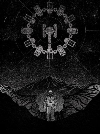 Interstellar, Cooper Joseph, black Wallpaper 1536x2048