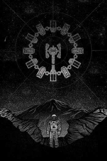 Interstellar, Cooper Joseph, black Wallpaper 640x960