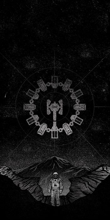 Interstellar, Cooper Joseph, black Wallpaper 720x1440