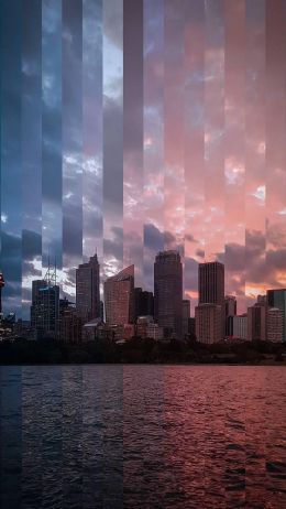 city, dark, skyscrapers Wallpaper 720x1280