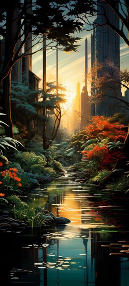 nature, pond Wallpaper 720x1600