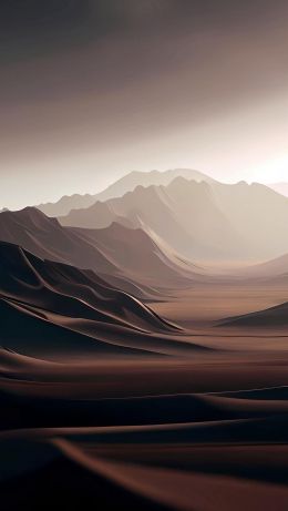 landscape, mountains, brown Wallpaper 640x1136