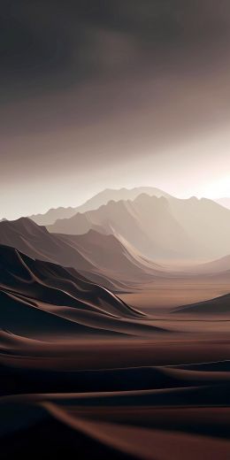 landscape, mountains, brown Wallpaper 720x1440