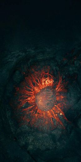 lava, black, dark Wallpaper 720x1440