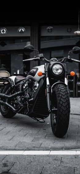 Indian, bobber Wallpaper 1080x2340