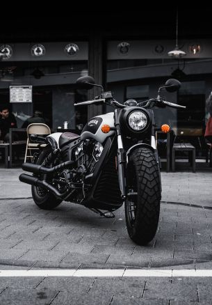 Indian, bobber Wallpaper 1640x2360