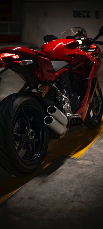 Обои 1440x3200 Ducati SuperSport