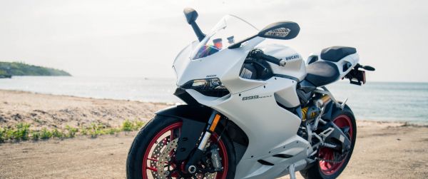 Обои 3440x1440 Ducati 899 Panigale