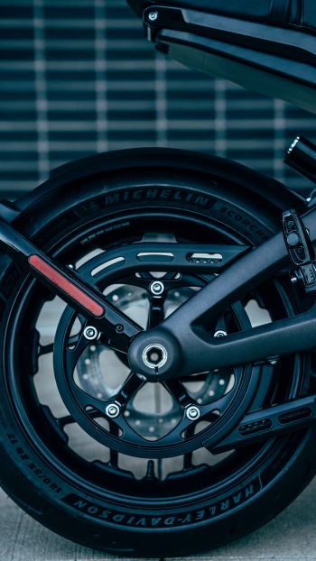 Обои 1080x1920 колесо мотоцикла, Harley-Davidson