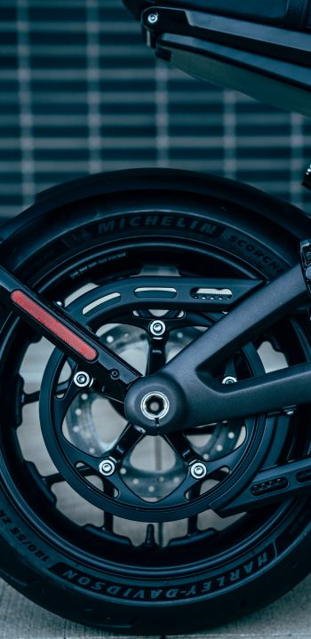 motorcycle wheel, Harley-Davidson Wallpaper 1080x2220