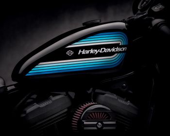 Обои 1280x1024 Harley-Davidson, черный