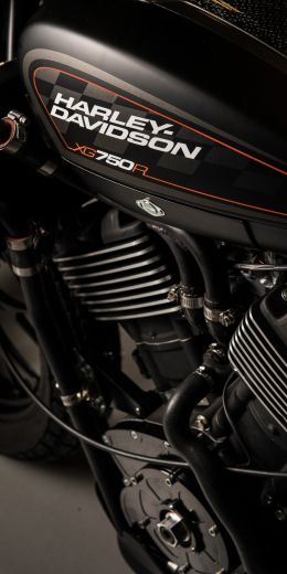 Обои 720x1440 Harley-Davidson, черный