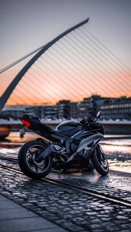 Yamaha, Samuel Beckett Bridge Wallpaper 640x1136