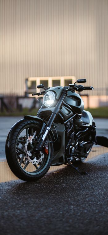 Обои 1080x2340 Harley-Davidson V-Rod