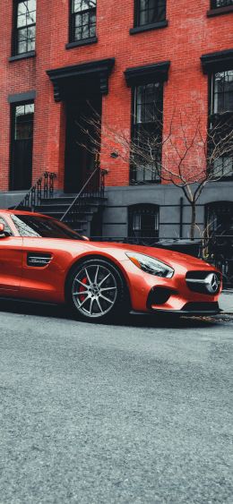 Mercedes-AMG, sports car Wallpaper 1080x2340