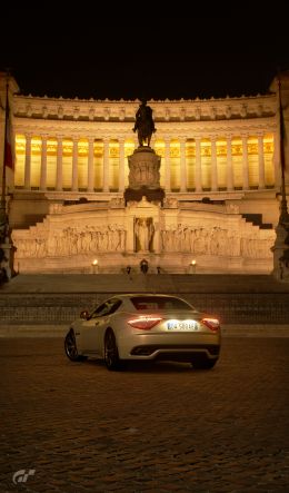 Обои 600x1024 Maserati GranTurismo 2008, спортивная машина