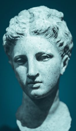 sculpture, bust, art Wallpaper 600x1024