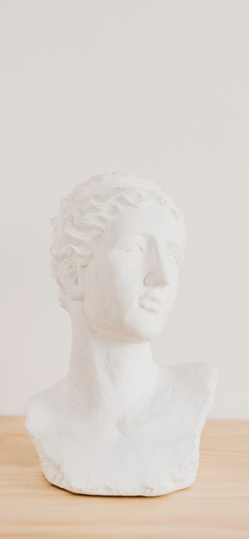 bust, sculpture, aesthetics Wallpaper 1170x2532