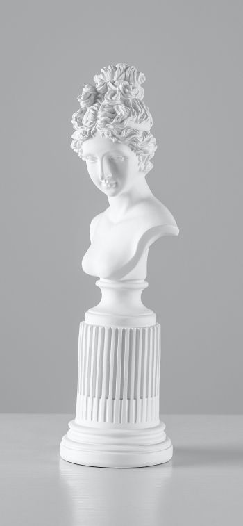 sculpture, bust, aesthetics Wallpaper 1284x2778