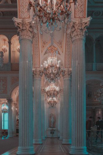 Winter Palace, aesthetics Wallpaper 640x960