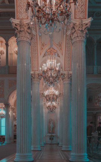 Winter Palace, aesthetics Wallpaper 800x1280