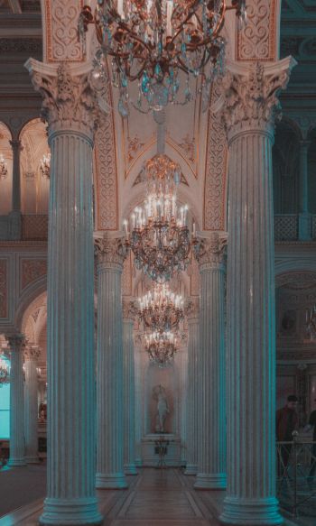 Winter Palace, aesthetics Wallpaper 1200x2000