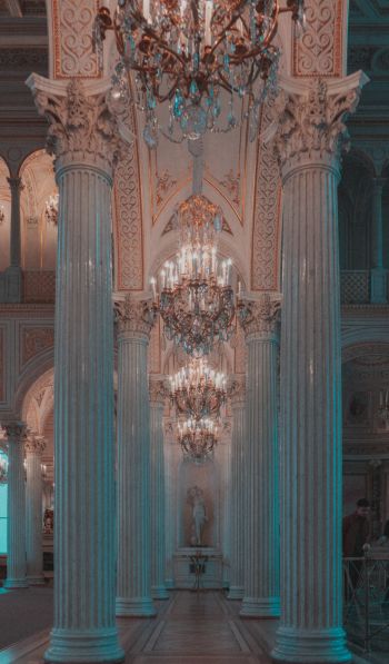 Winter Palace, aesthetics Wallpaper 600x1024