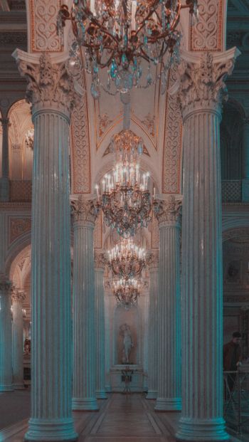 Winter Palace, aesthetics Wallpaper 640x1136