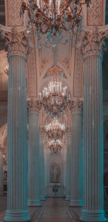 Winter Palace, aesthetics Wallpaper 1080x2220