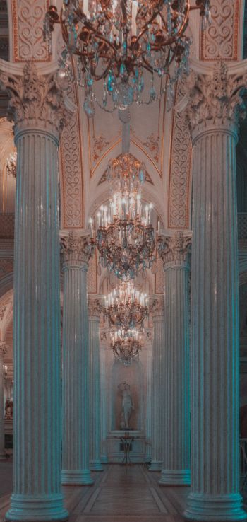 Winter Palace, aesthetics Wallpaper 1080x2280