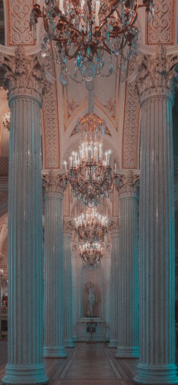 Winter Palace, aesthetics Wallpaper 1080x2340