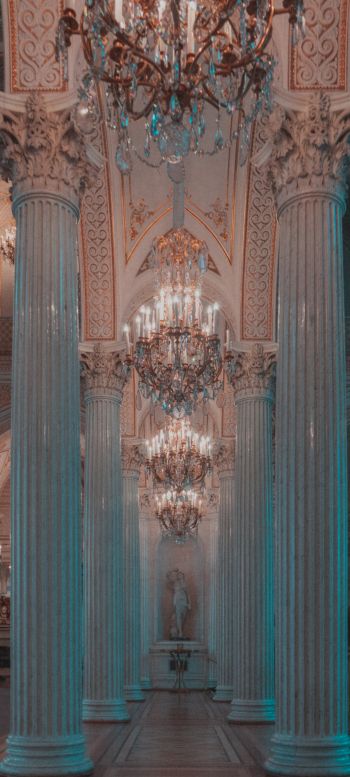 Winter Palace, aesthetics Wallpaper 1440x3200