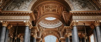 Обои 2560x1080 Версаль, дворец, эстетика