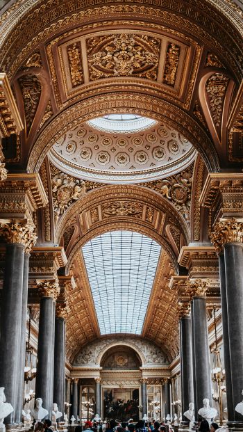 Обои 640x1136 Версаль, дворец, эстетика