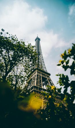 eiffel tower, Paris, France Wallpaper 600x1024