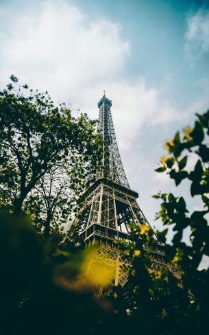 eiffel tower, Paris, France Wallpaper 800x1280