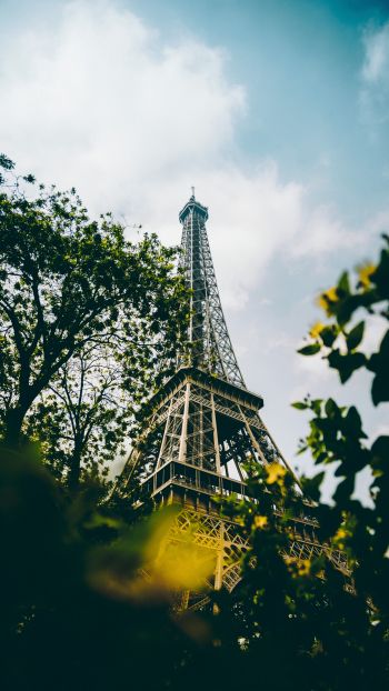 Обои 1080x1920 Эйфелева башня, Париж, Франция