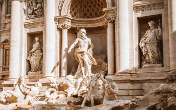 Trevi Fountain, Rome, Italy Wallpaper 1920x1200