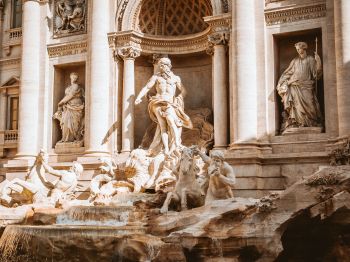 Trevi Fountain, Rome, Italy Wallpaper 800x600