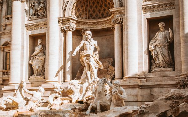 Trevi Fountain, Rome, Italy Wallpaper 2560x1600