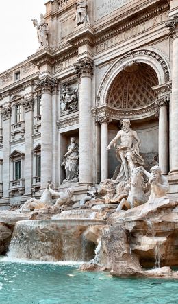 Trevi Fountain, Rome, Italy Wallpaper 600x1024