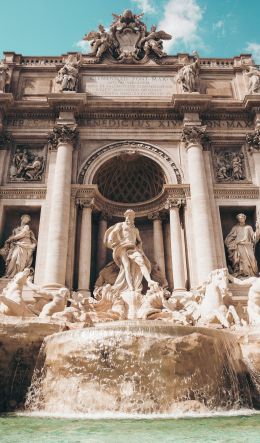 Trevi Fountain, Rome, Italy Wallpaper 600x1024