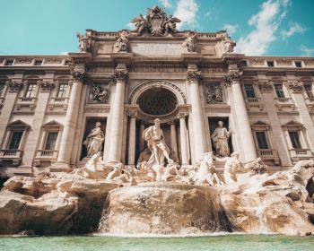 Trevi Fountain, Rome, Italy Wallpaper 1280x1024
