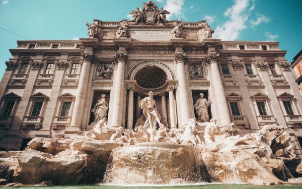 Trevi Fountain, Rome, Italy Wallpaper 2560x1600