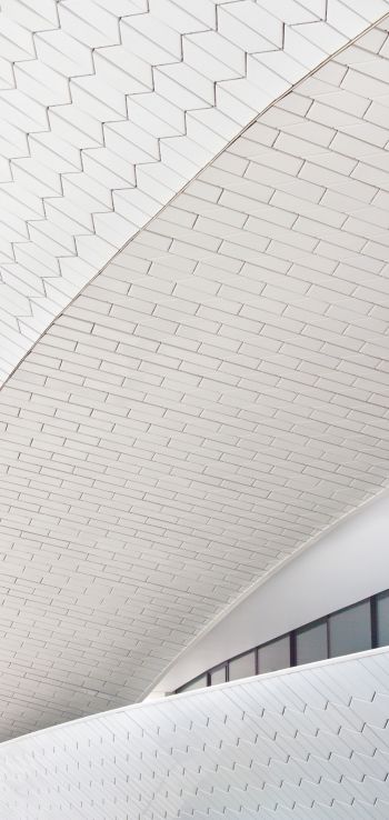 bend, white, building Wallpaper 720x1520